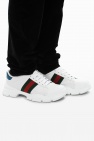 gucci three Sneakers with Web stripe