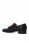 gucci cotton Leather loafers