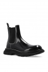 Alexander McQueen Alexander Mcqueen Man's Black Leather Ankle Boots