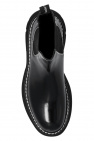 Alexander McQueen Alexander Mcqueen Man's Black Leather Ankle Boots