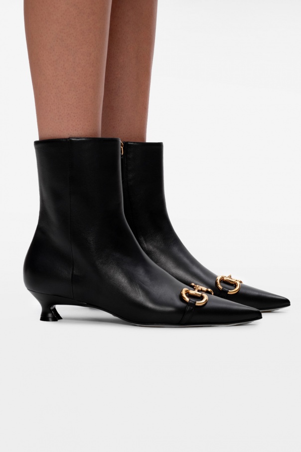 Gucci Horsebit heeled ankle boots