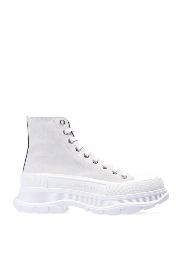 Alexander McQueen Branded high-top sneakers