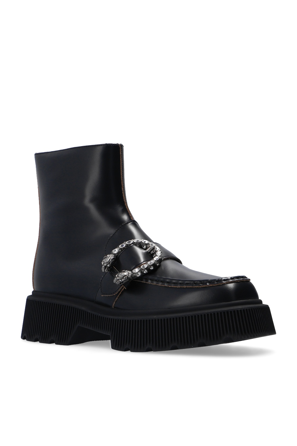 gucci trip leather chelsea boots
