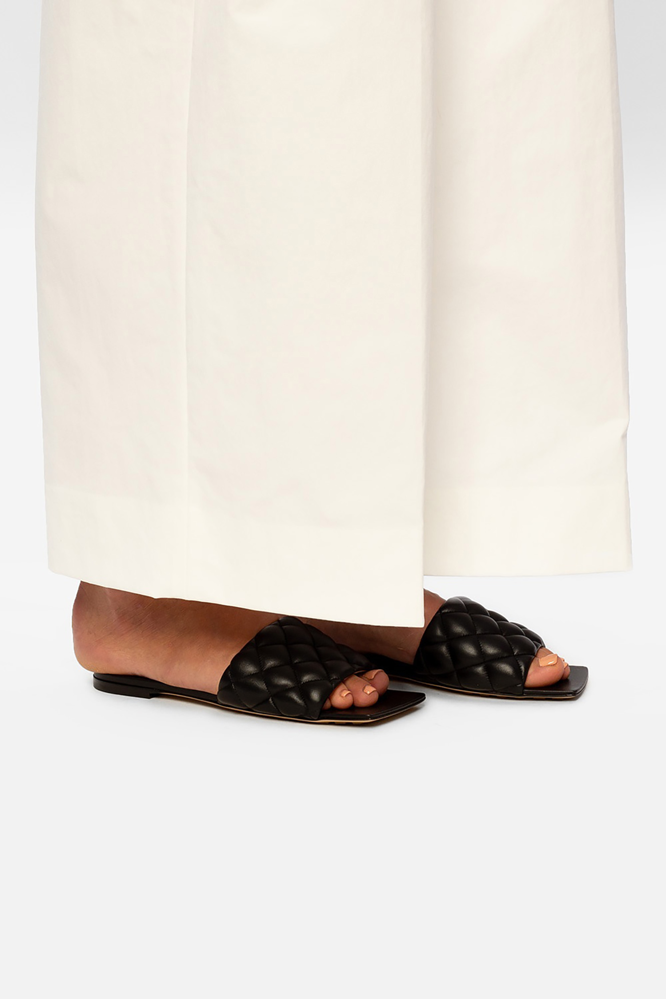 Bottega Veneta ‘Padded’ quilted slides | Women's Shoes | Vitkac