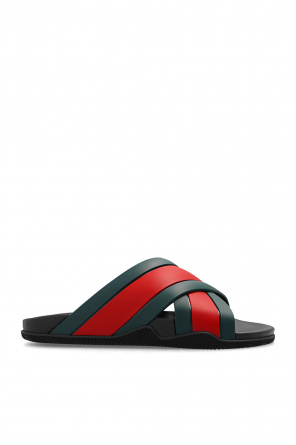 GUCCI 'PRINCETOWN' LEATHER SLIPPERS