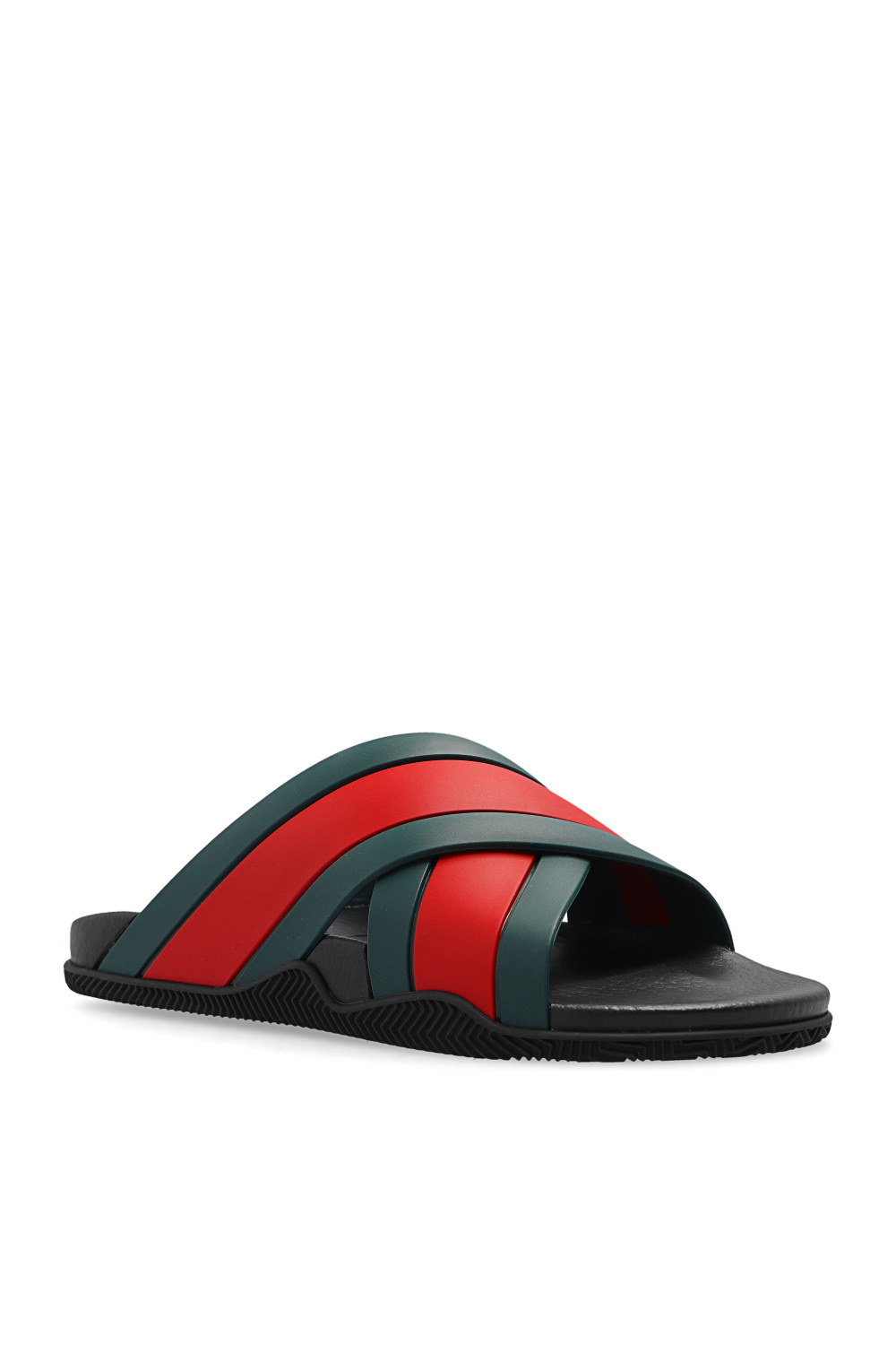 Gucci Slides with Web motif