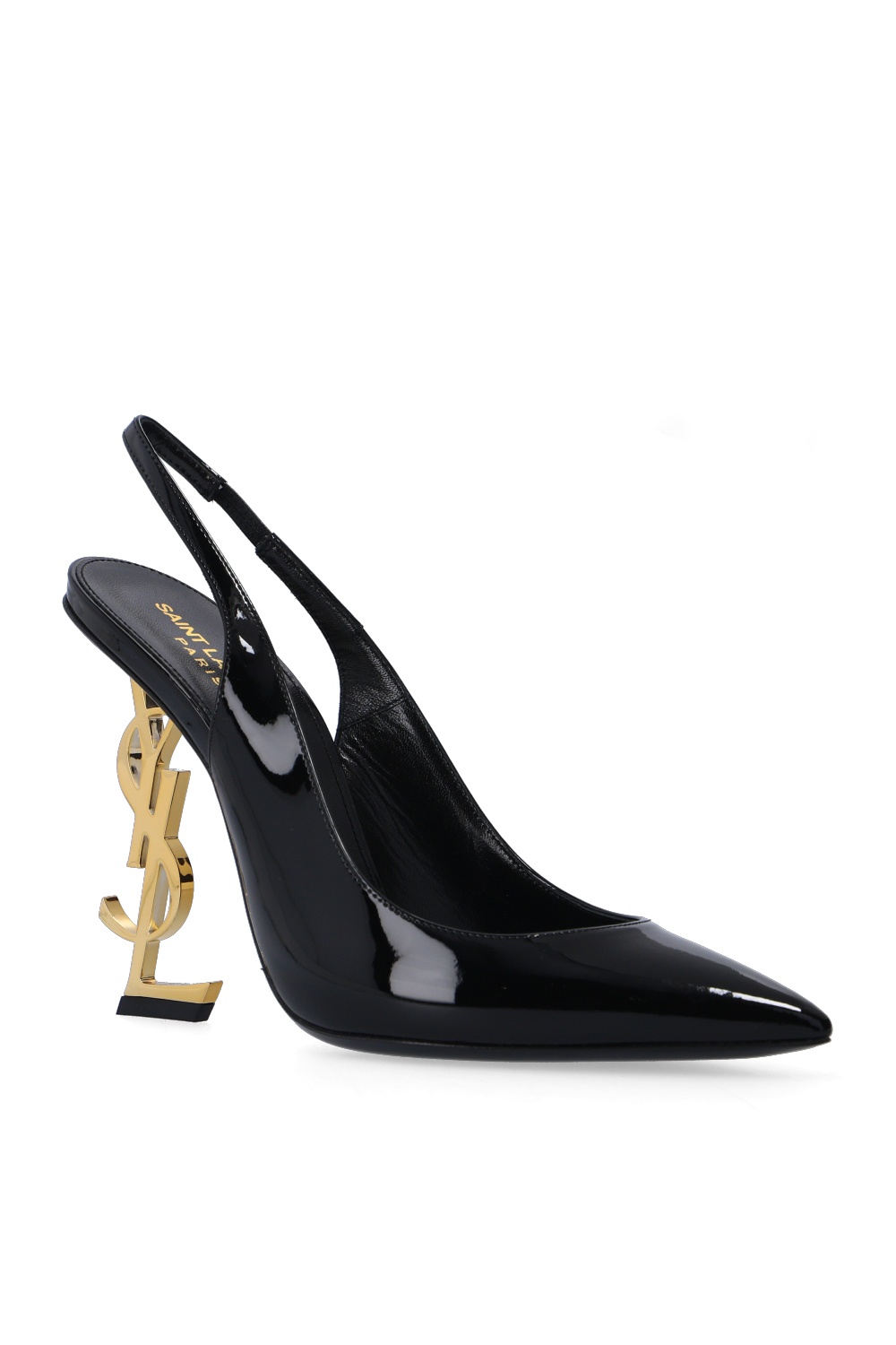 Saint Laurent ‘Opyum’ pumps with logo heel