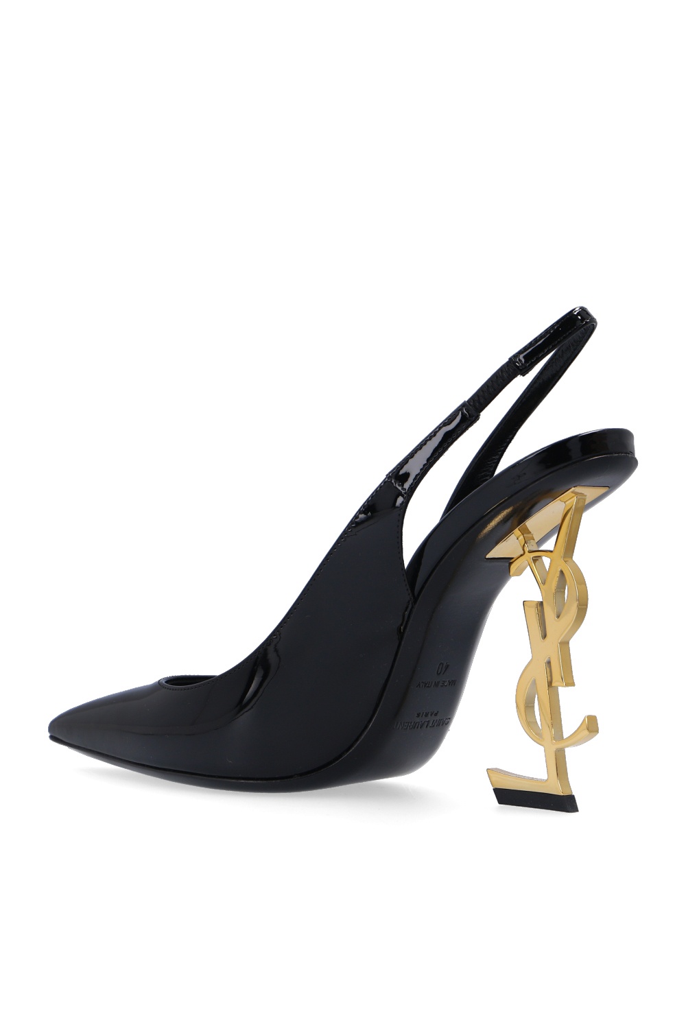 Saint Laurent ‘Opyum’ pumps with logo heel