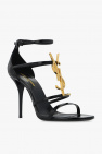Saint Laurent BLACK ‘Cassandra’ heeled sandals