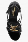 Saint Laurent BLACK ‘Cassandra’ heeled sandals