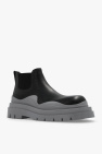 Bottega Veneta BLACK ‘Tire’ slip-on ankle boots