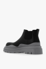 Bottega Veneta BLACK ‘Tire’ slip-on ankle boots