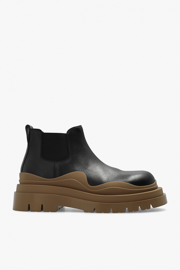 Bottega Veneta ‘Tire’ leather Chelsea boots