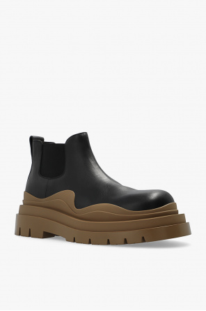 bottega sac Veneta ‘Tire’ leather Chelsea boots