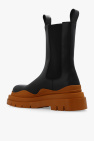 Bottega Veneta BLACK ‘Tire’ platform Chelsea boots