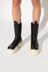 bottega Metallic Veneta ‘Tire’ slip-on ankle boots