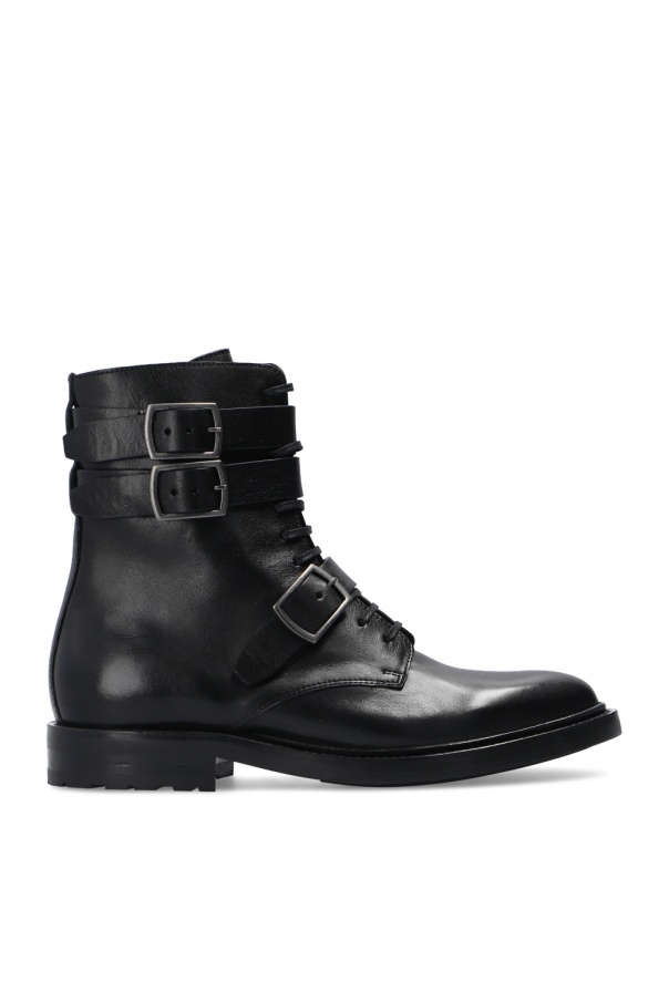 Saint Laurent ‘Army’ leather boots