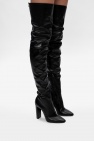 Saint Laurent Laced leather boots
