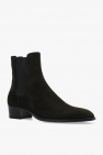 Saint Laurent GREEN ‘Wyatt’ Chelsea boots