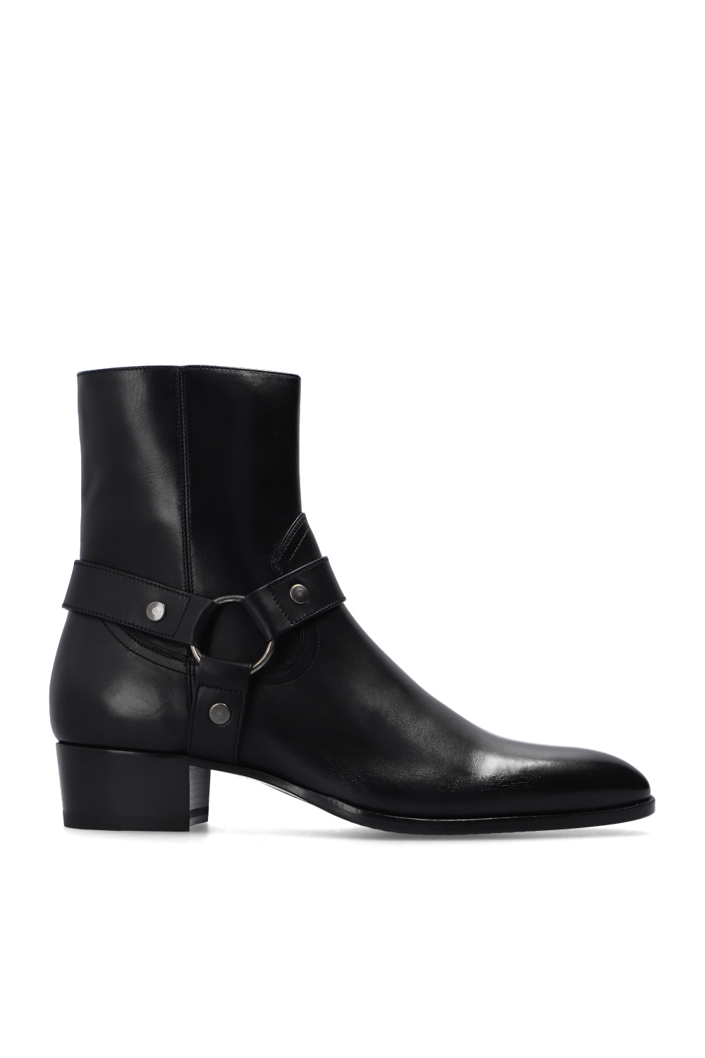 Black ‘Wyatt’ heeled ankle boots Saint Laurent - Vitkac GB