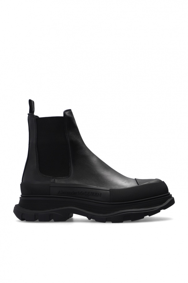 Alexander McQueen Slip-on platform ankle boots