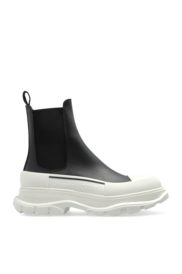 Alexander McQueen Skórzane sztyblety