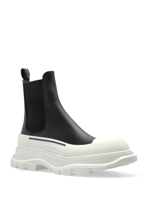 Alexander McQueen Skórzane sztyblety