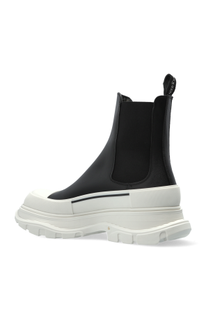 Alexander McQueen Skórzane sztyblety