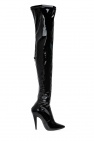 Saint Laurent ‘Aylah’ latex thigh-high boots