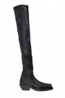 Bottega Veneta BLACK ‘BV Lean’ over-the-knee boots