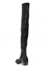 Bottega Veneta BLACK ‘BV Lean’ over-the-knee boots