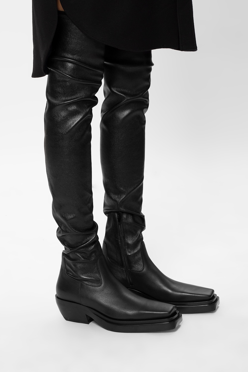 Black ‘BV Lean’ over-the-knee boots Bottega Veneta - Vitkac Germany