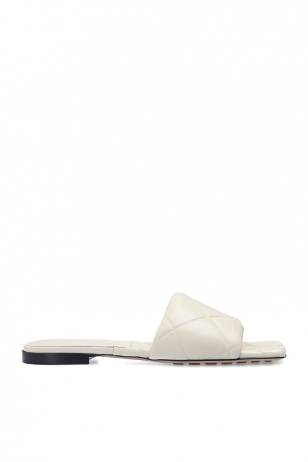 Bottega Veneta 'BV Rubber Lido' slides with logo