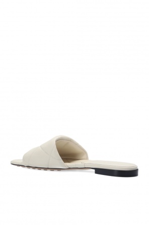 bottega ACCESSORIES Veneta 'BV Rubber Lido' slides with logo