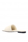 bottega cuero Veneta ‘The Rubber Lido’ leather mules