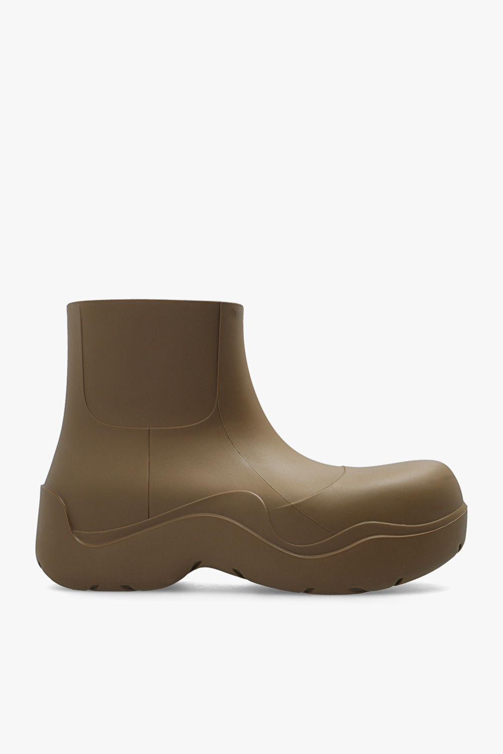 Brown ‘Puddle’ short rain boots Bottega Veneta - Vitkac GB