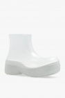 Bottega Veneta WHITE ‘Puddle’ rain boots