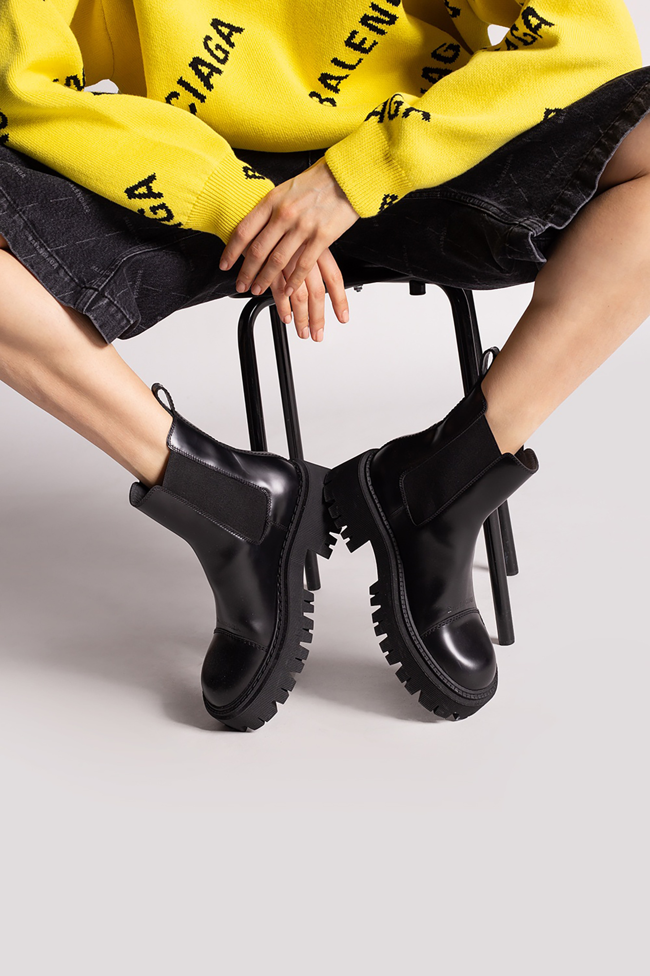 Balenciaga ‘Tractor’ platform Chelsea boots