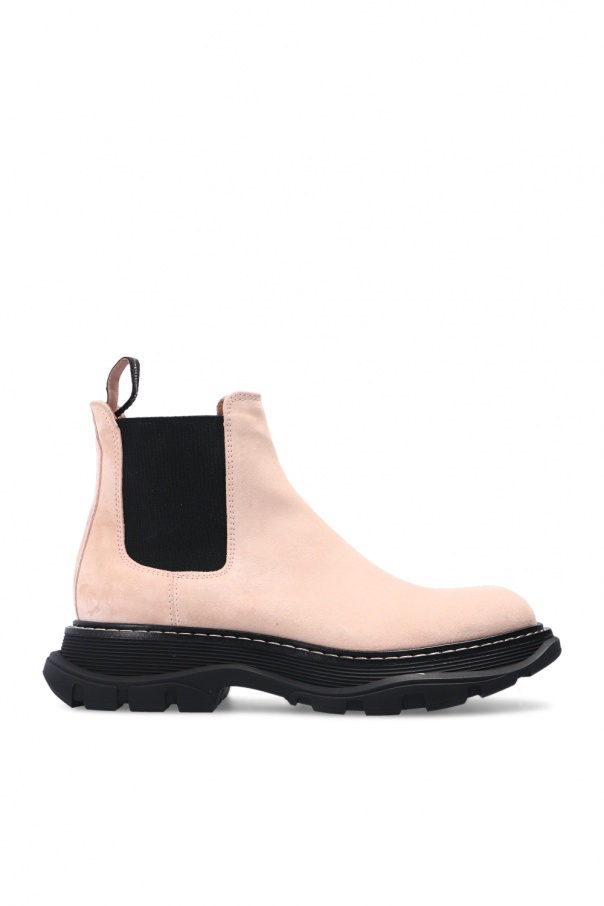 Alexander McQueen Chelsea boots on flagship sole