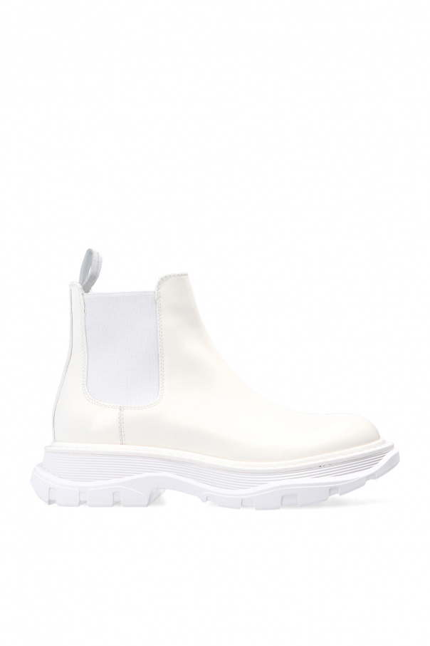 Alexander McQueen Chelsea boots on flagship sole