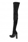 Alexander McQueen BLACK Over-the-knee boots
