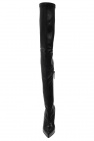 Alexander McQueen BLACK Over-the-knee boots