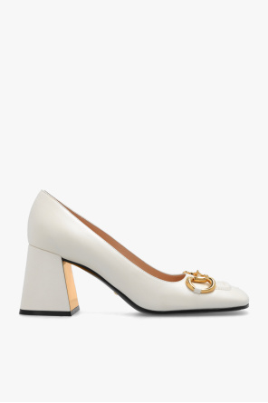 Gucci Pre-Owned almond-toe wedge pumps