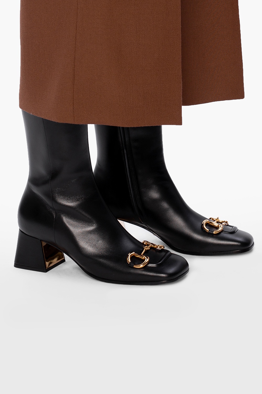 gucci heeled ankle boots