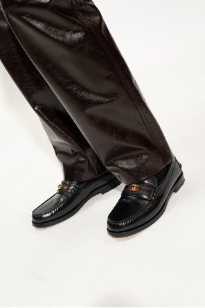 Leather loafers od Gucci