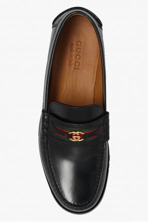 gucci Rosa Leather loafers