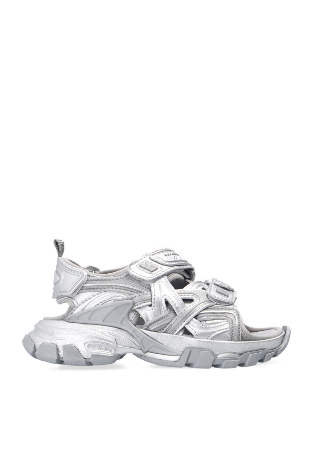 Silver Track sandals with logo Balenciaga Kids  Vitkac Germany