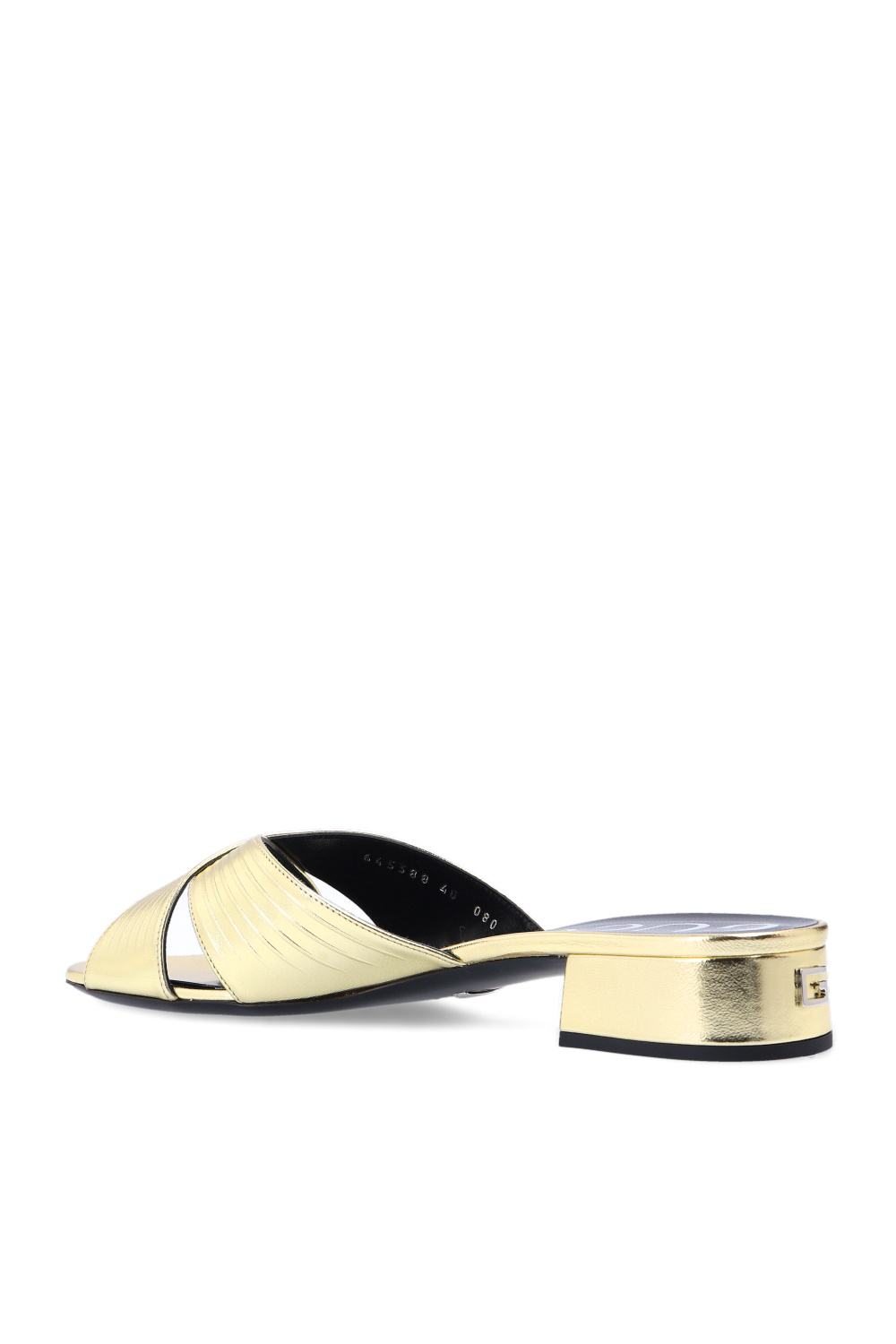 gucci Guccissima Leather slides