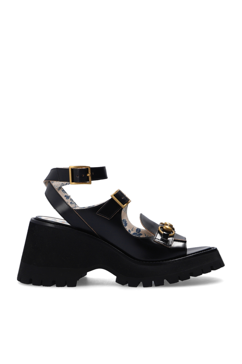 Black Wedge sandals Gucci - Vitkac TW