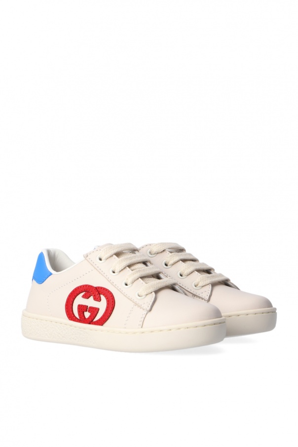 Gucci Kids Gucci Kids Hemd mit Stickerei Nude